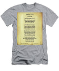 Invictus Motivational Poem Written in 1875 Wood Plank Design Desiderata Gallery T-Shirt