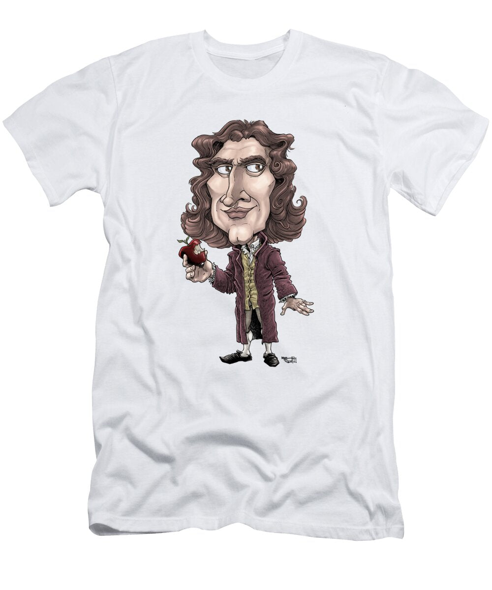 Isaac Newton in Color Mike Scott T-Shirt