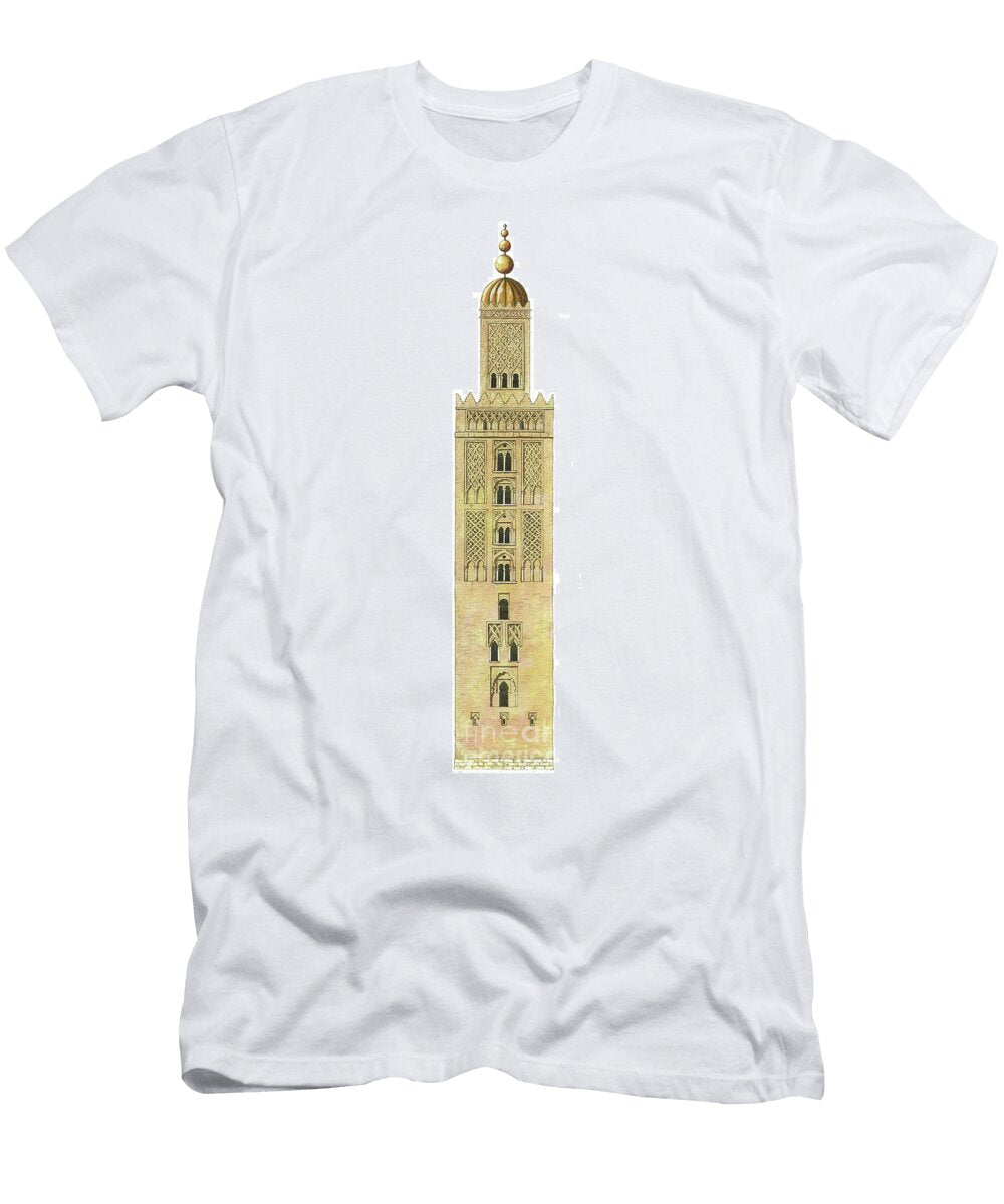 Islamic Minaret Sevilla Cathedral Spain Reconstruction Fernando Aznar Cenamor T-Shirt