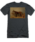 Isonomy a Bay Colt in a Stall Art Harry Hall English C T-Shirt