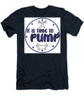 It Is Time to Pump Motivational Workout Bodypump Chloe Gray T-Shirt