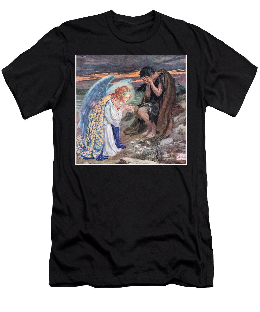 Its Wise Being Good Than Bad Illustration From Rabbi Ben Ezra By Robert Browning Bernard John Partridge T-Shirt