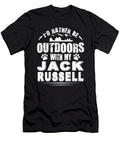 Jack Russell Lover Rather Be Outdoors Dusan Vrdelja T-Shirt