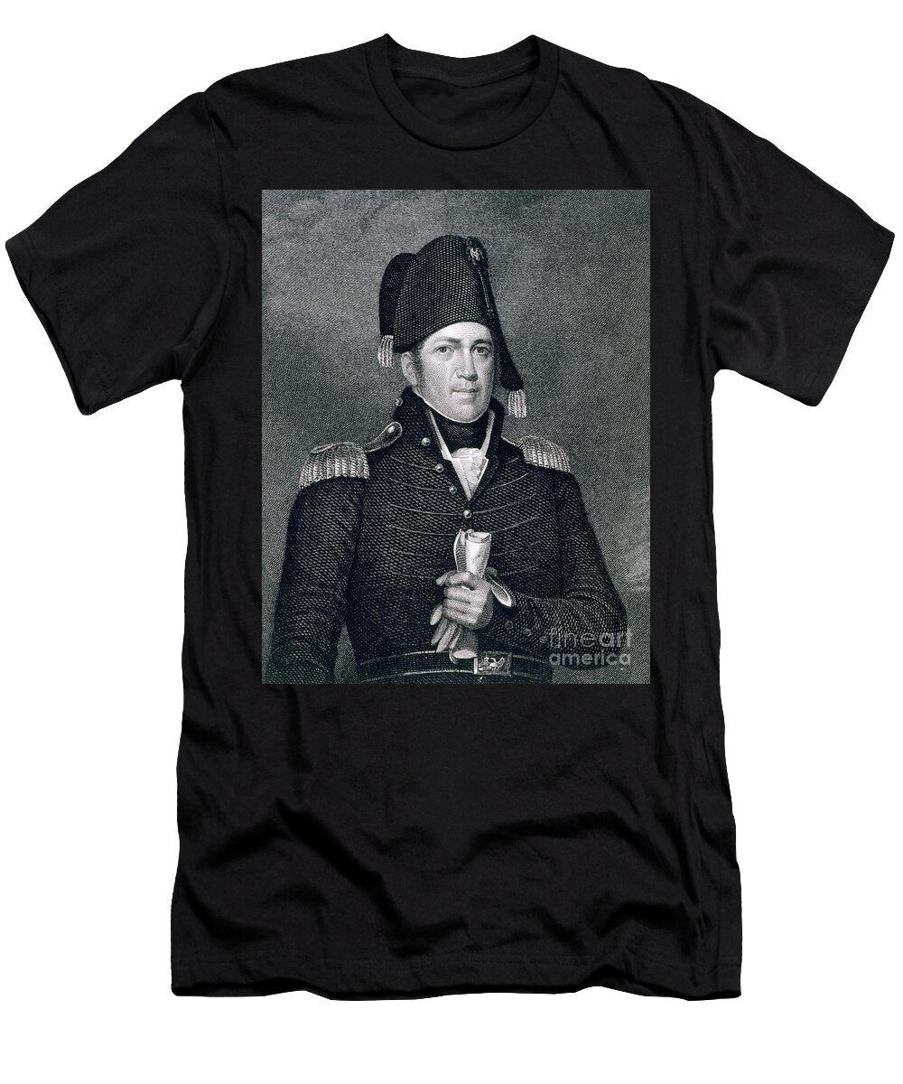 Jacob Jennings Brown 1775 1828 Engraved By Asher Brown Durand 1796 1886 After a Copy of the Original By James Herring 1794 1867 John Wesley Jarvis T-Shirt