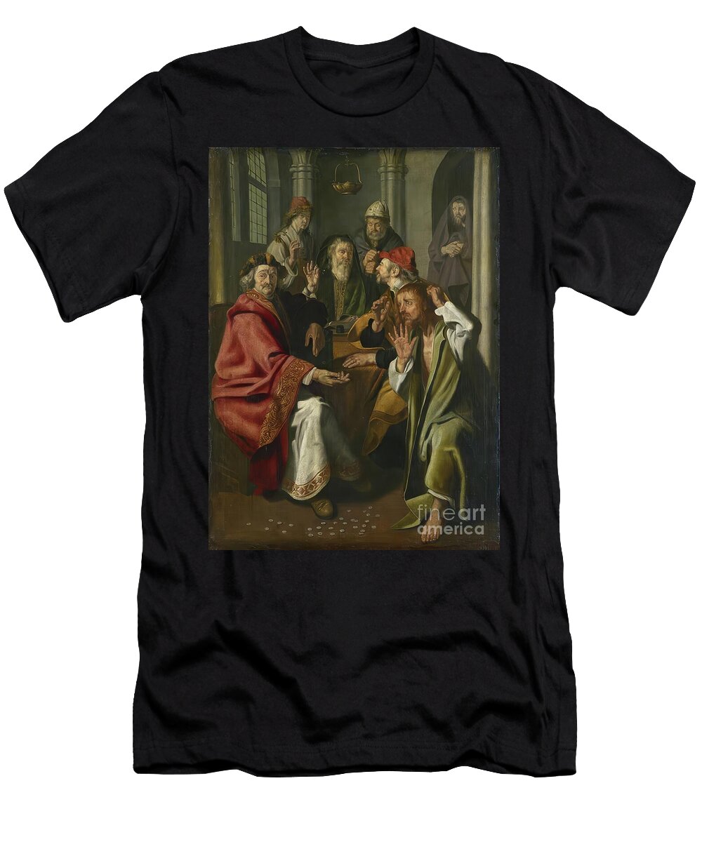 Jan Woutersz Judas Returning the Pieces of Silver Jan Woutersz T-Shirt