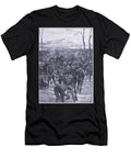 Japanese Cavalry Encampment At Seoul Farriers At Work Illustration From Cassells History of the Russo Japanese War Vol 1 C1900 Richard Caton Woodville T-Shirt