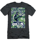 Jason Myers Seattle Seahawks Kicker Action Graffiti Poster Football Player NFL Sampadart Gallery T-Shirt