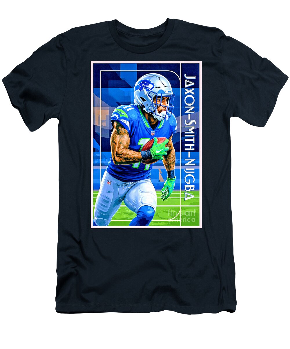 Jaxon Smith Njigba 11 of the Seattle Seahawks 700 Robert Williams T-Shirt