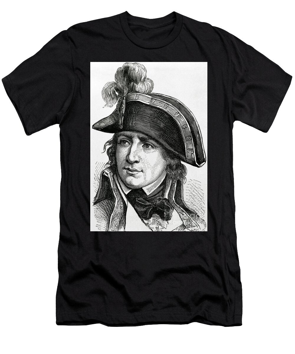 Jean Charles Pichegru 1761 1804 French General of the Revolutionary Wars Portrait 19th Century Unknown Artist T-Shirt