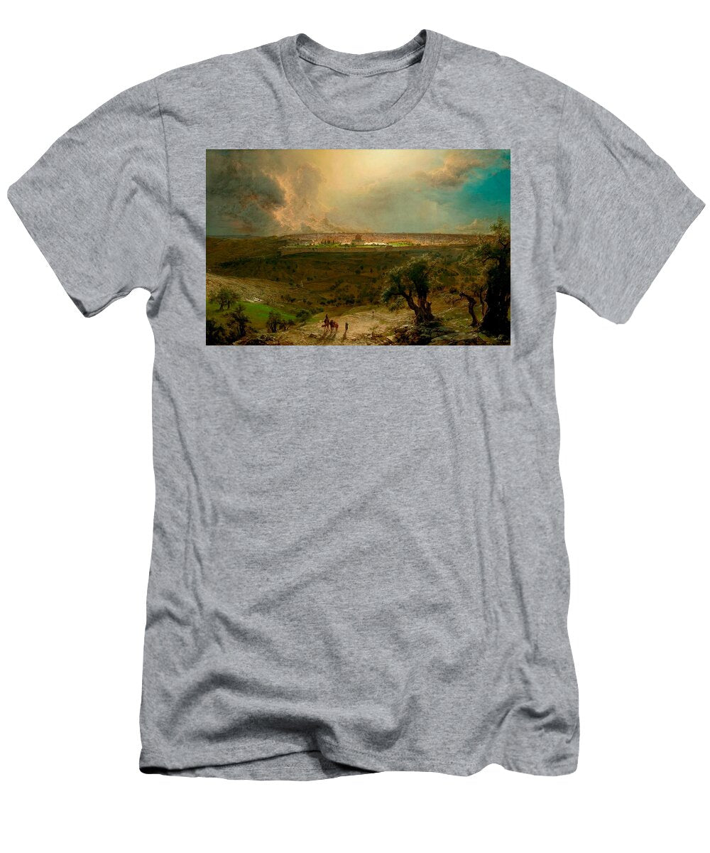 Jerusalem From the Mount of Olives Frederick Edwin Church T-Shirt