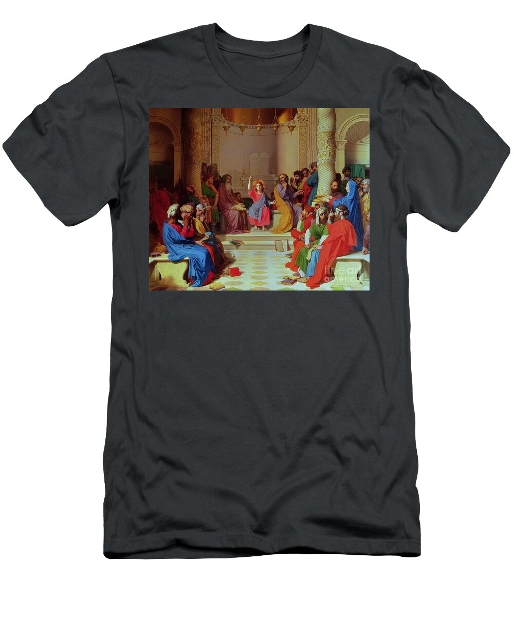 Jesus Among the Doctors 1862 Jean Auguste Dominique Ingres T-Shirt