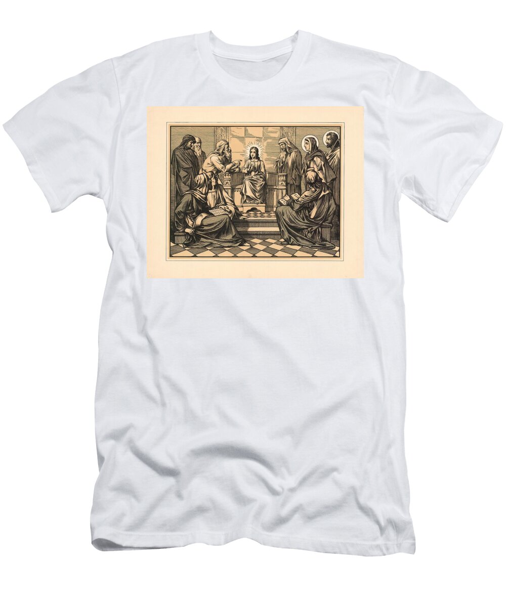 Jesus At Age in the Temple Aschendorff T-Shirt
