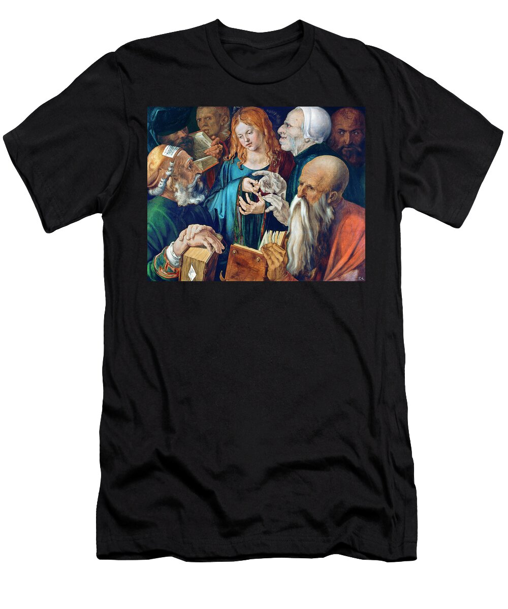 Jesus Christ Among the Doctors By Albrecht Durer 1506 Carol Japp T-Shirt