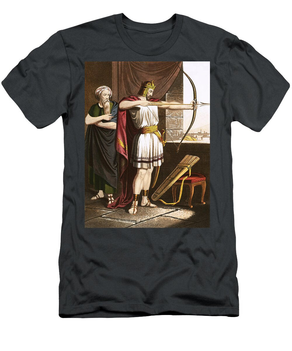 Joash Shooting Arrows At the Command of Elisha English School T-Shirt