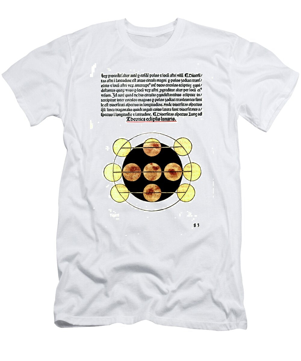 Johannes De Sacrobosco Lunar Eclipse Science Source T-Shirt