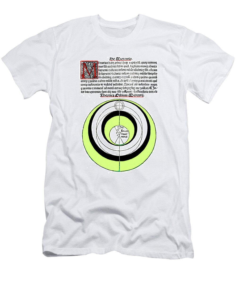 Johannes De Sacrobosco Mercury 13th Science Source T-Shirt