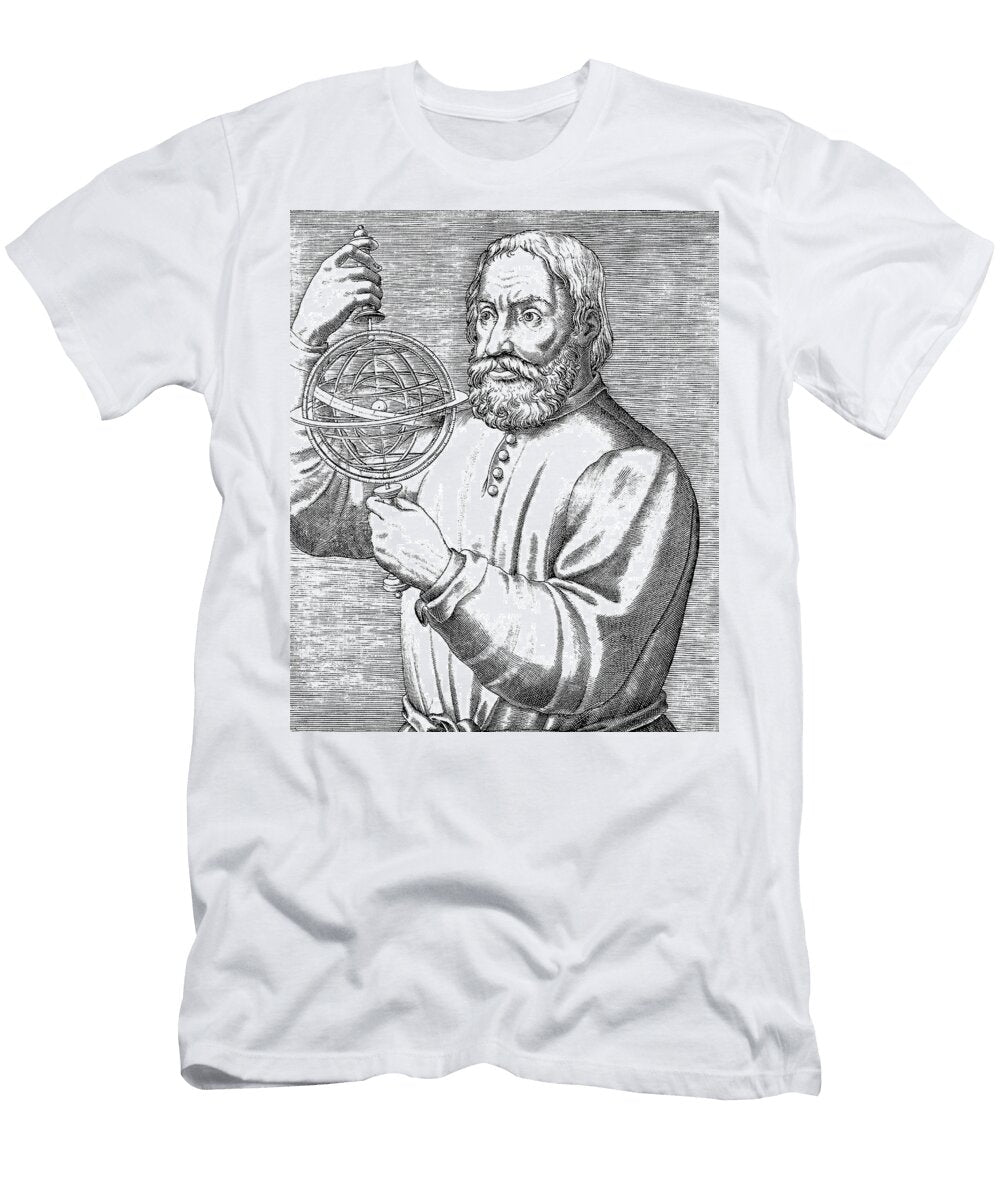 Johannes De Sacrobosco Scholar Wellcome Images T-Shirt