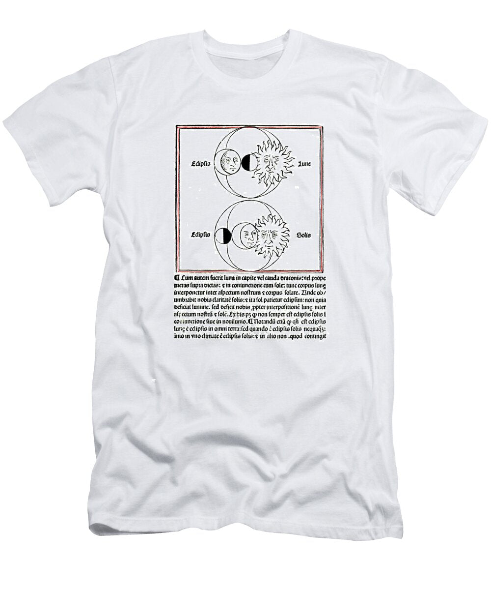 Johannes De Sacrobosco Solar and Lunar Science Source T-Shirt