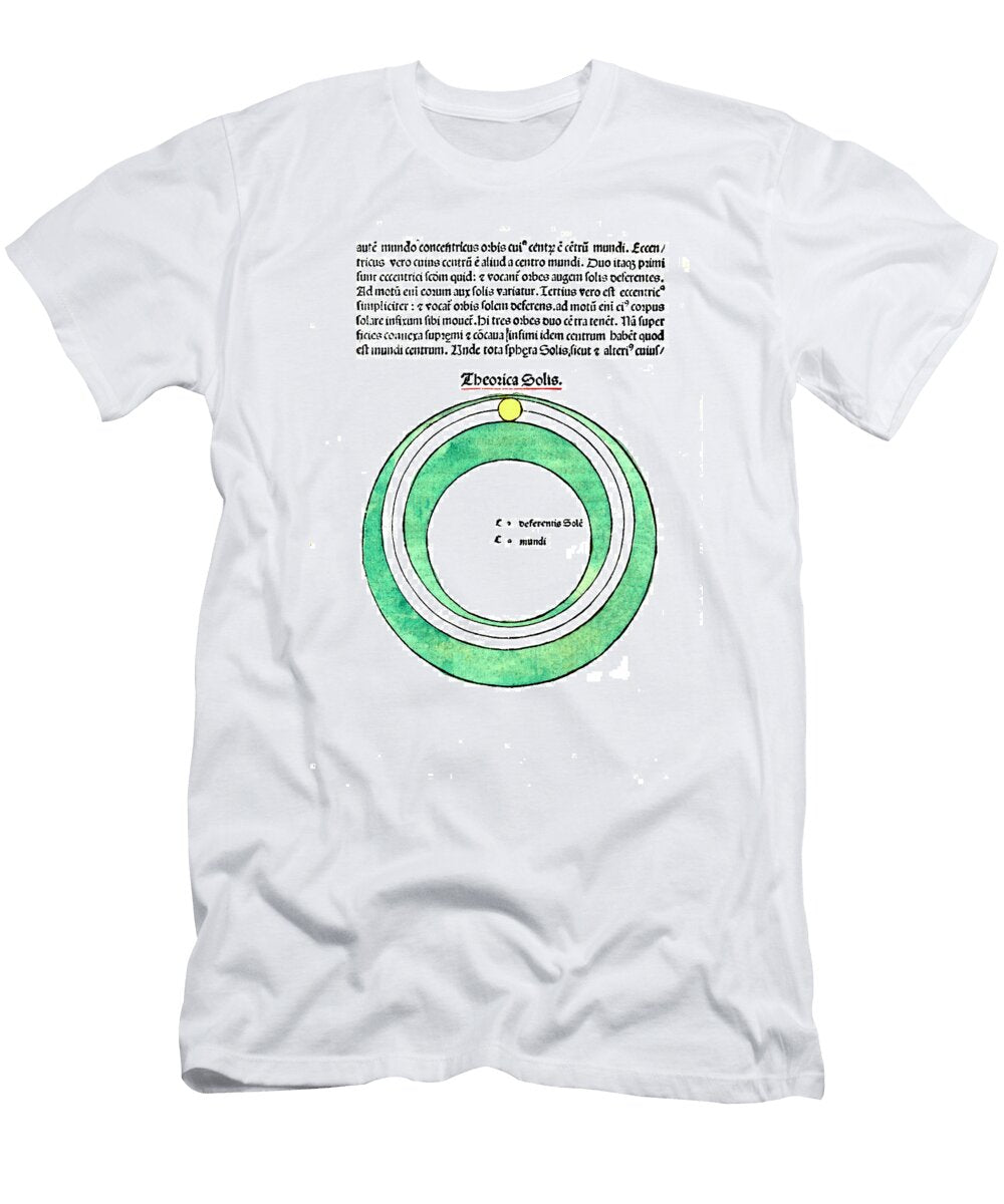 Johannes De Sacrobosco the Sun 13th Science Source T-Shirt