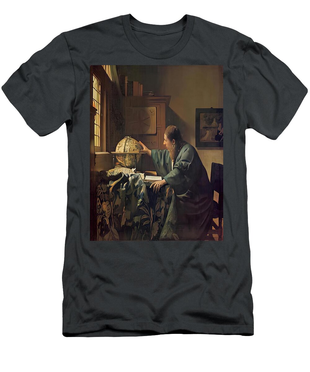 Johannes Vermeers the Astronomer Rare Collection T-Shirt
