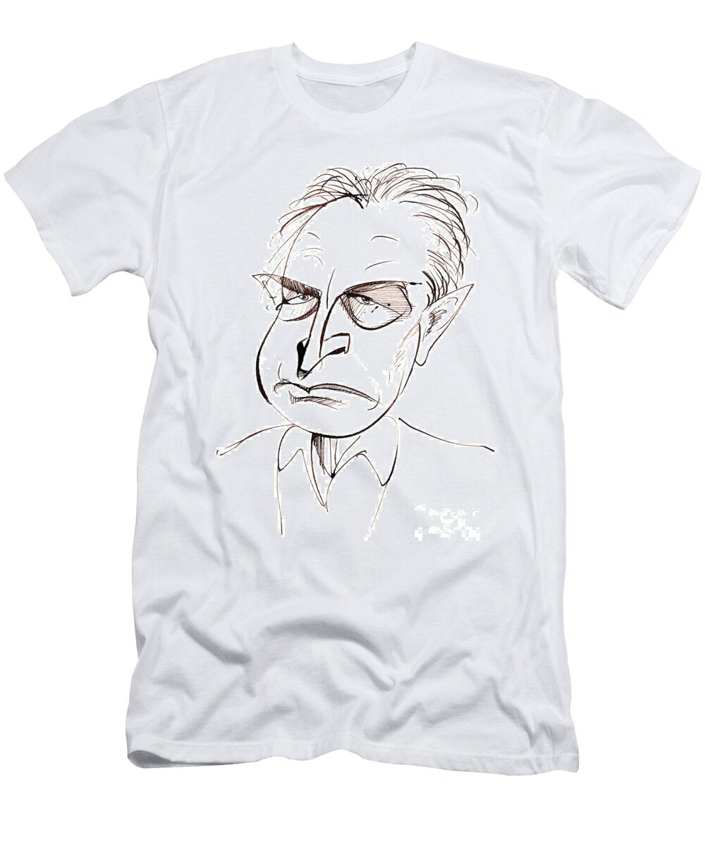 John Banville Irish Novelist and Screenwriter Crime Writer Under the Pen Name Benjamin Black Caricature Neale Osborne T-Shirt