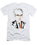 John Banville Irish Novelist and Screenwriter Crime Writer Under the Pen Name Benjamin Black Caricature with Noose Tie Neale Osborne T-Shirt