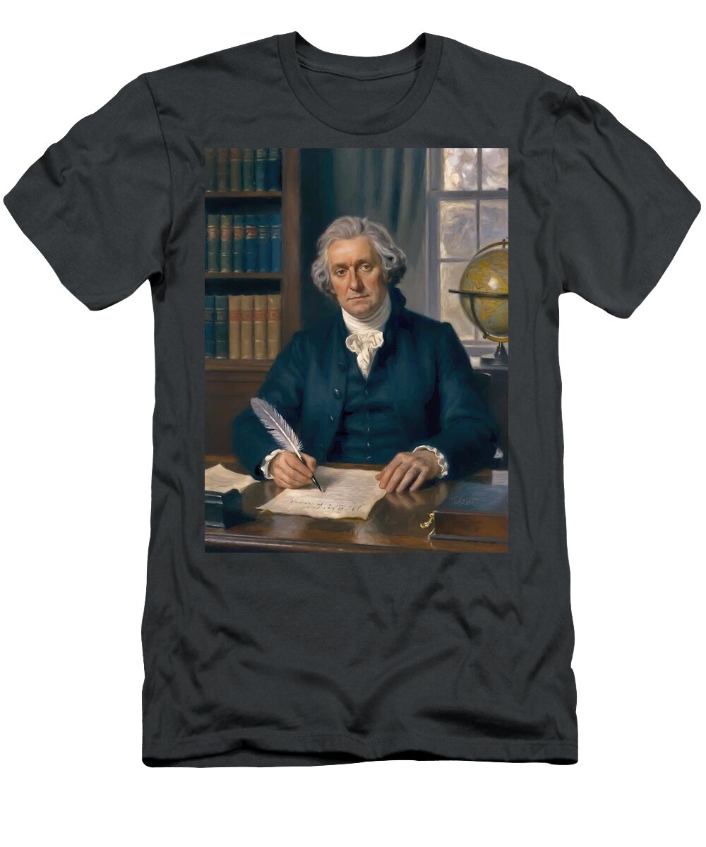 John Jay Founding Father David Luebbert T-Shirt