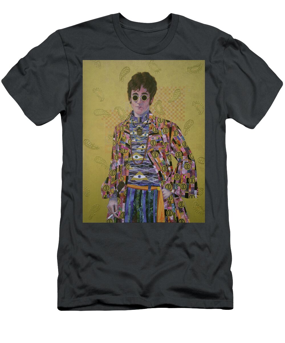 John Lennon and the Amazing Psychedelic Klimt Coat Marguerite Chadwick Juner T-Shirt