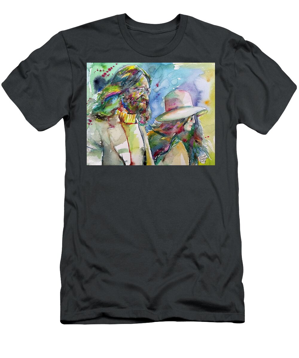 John Lennon and Yoko Ono Fabrizio Cassetta T-Shirt