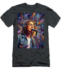John Lennon Concert Abstract Portrait Art of Music Icons Iconic Musicians Legend Paint Sampadart Gallery T-Shirt