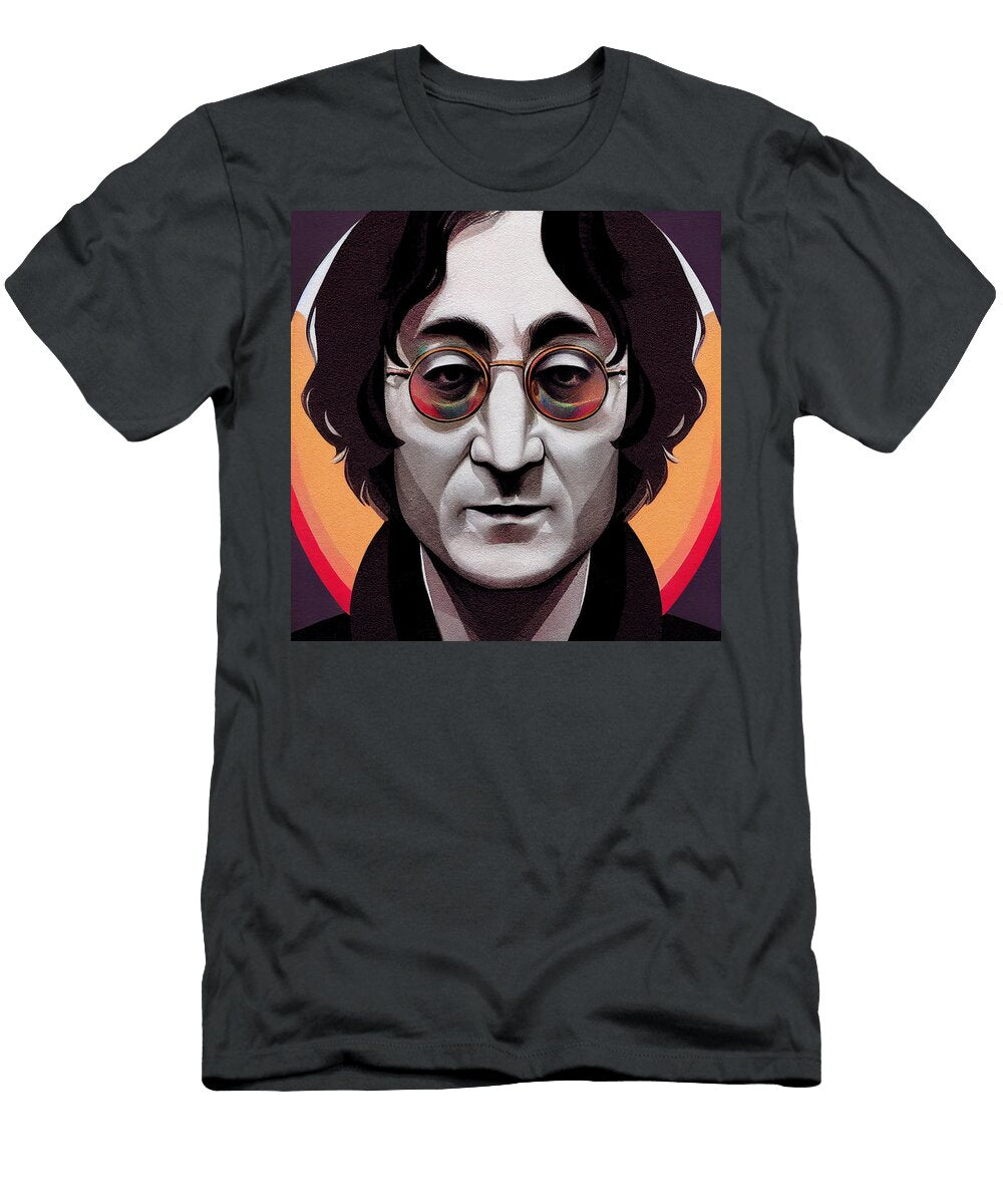John Lennon Fan Art Peace Symbol Cinematic A7ed6450a6 36dc 64564563 B645fc Bffee6a6455636 Celestial Images T-Shirt