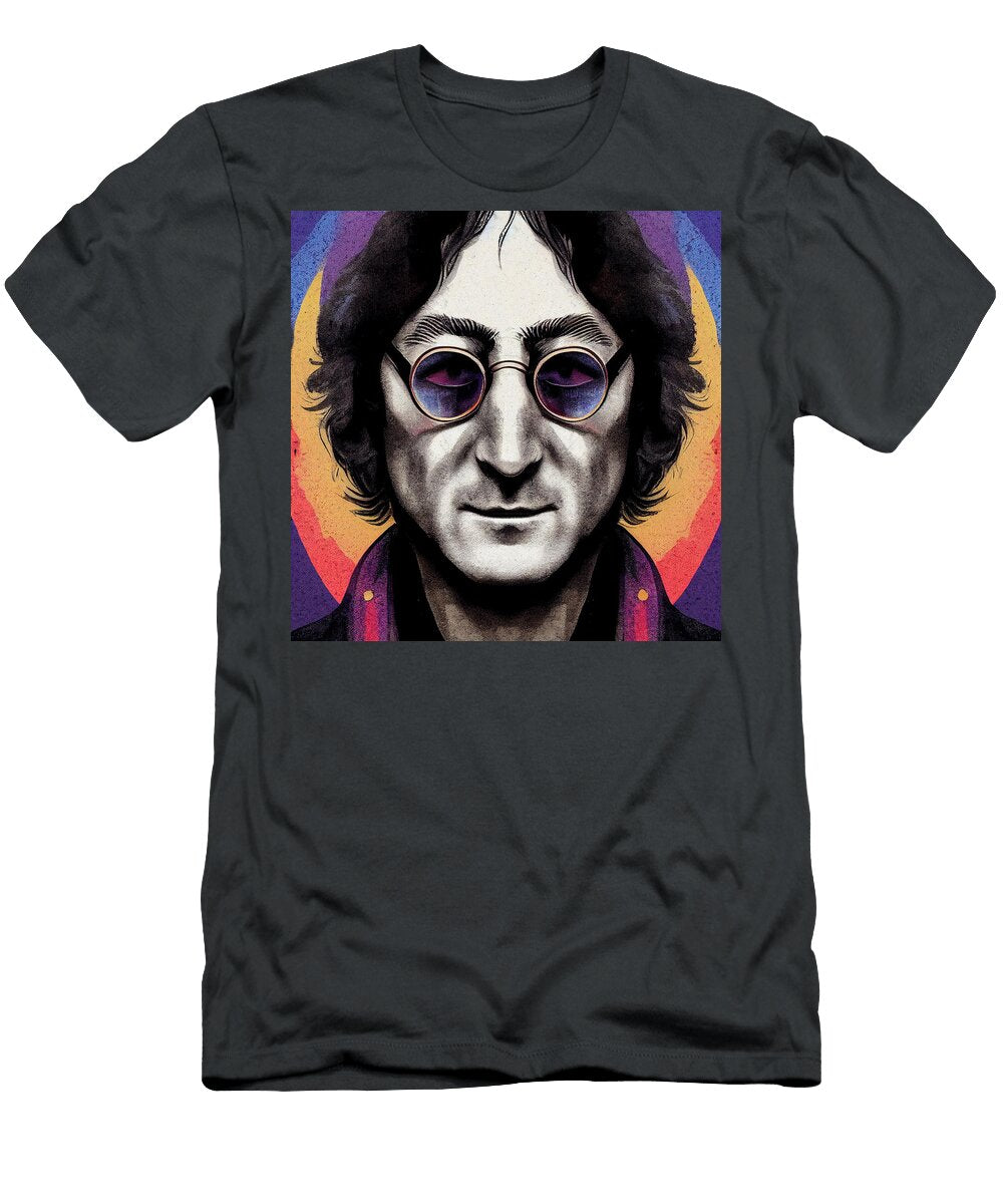 John Lennon Fan Art Peace Symbol Cinematic B9e3efbe C043043645 645cac A9ea 7b6ba66f9f043d Celestial Images T-Shirt