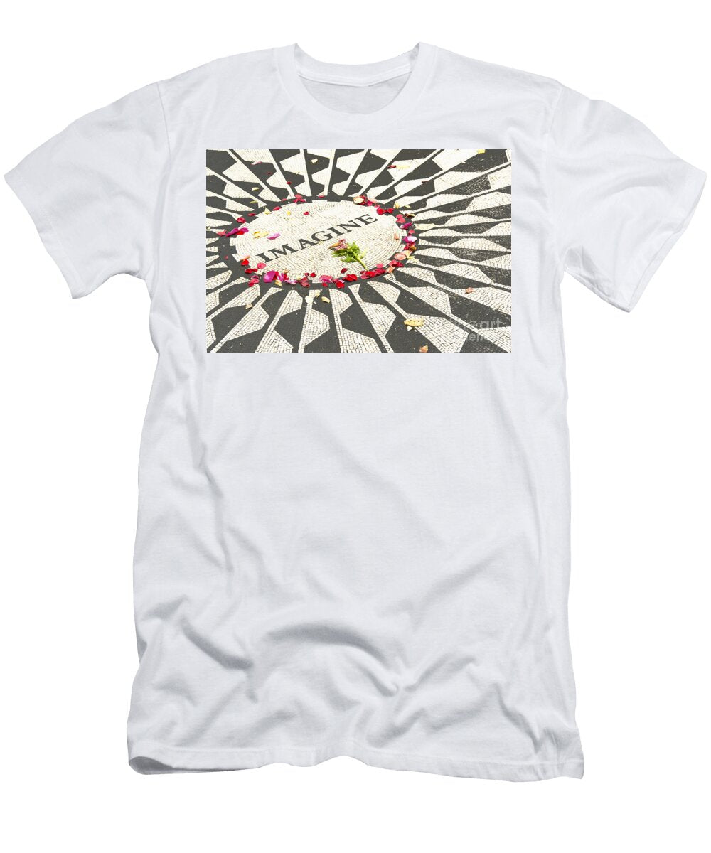 John Lennon Imagine Mosaic Central Park Regina Geoghan T-Shirt