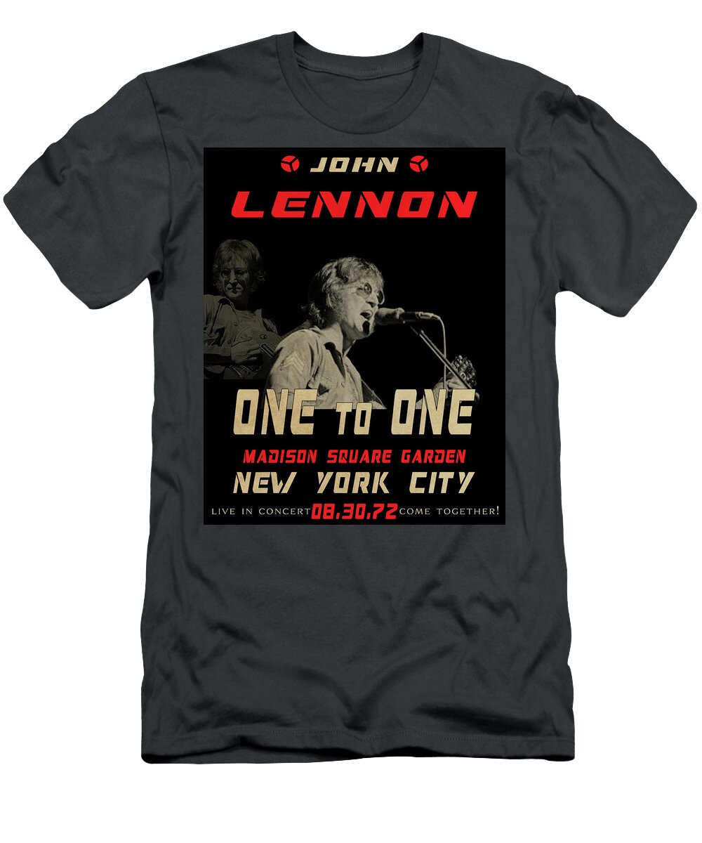 John Lennon One to One Concert Kevin Walker and Pixel Reverie T-Shirt
