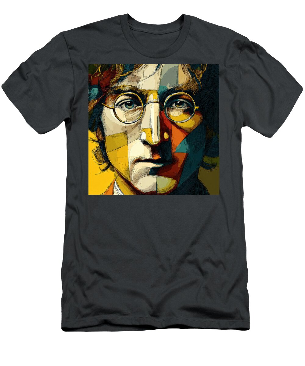 John Lennon Picasso Georgy Malcow T-Shirt