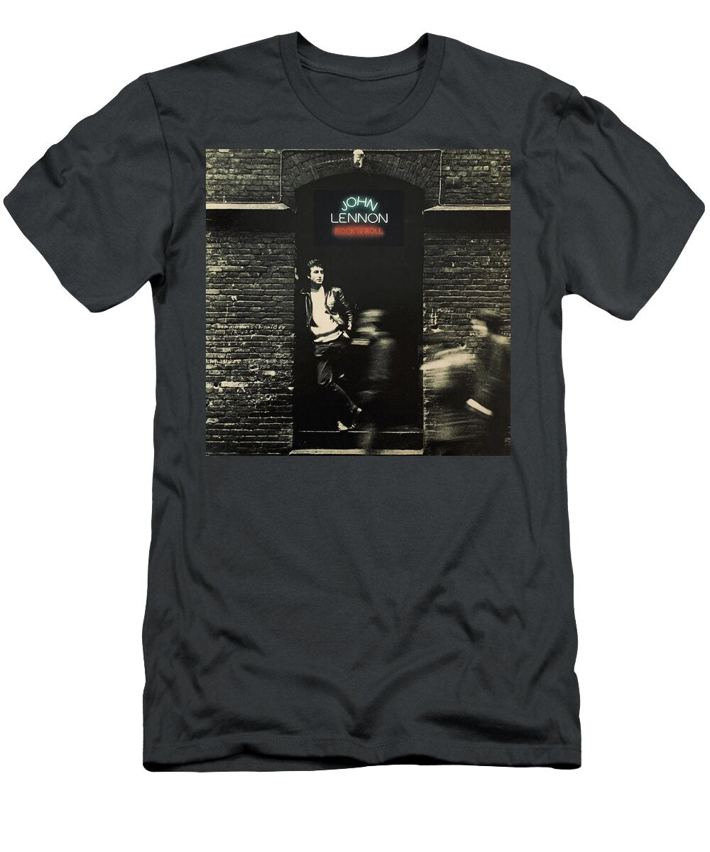 John Lennon Rock N Roll Album Cover 1975 Robert Banach T-Shirt