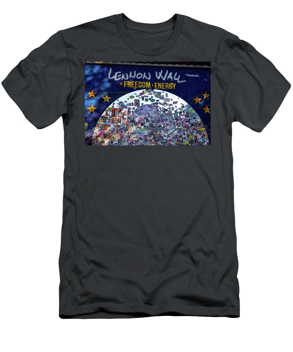 John Lennon Wall Prague Kurt Van Wagner T-Shirt