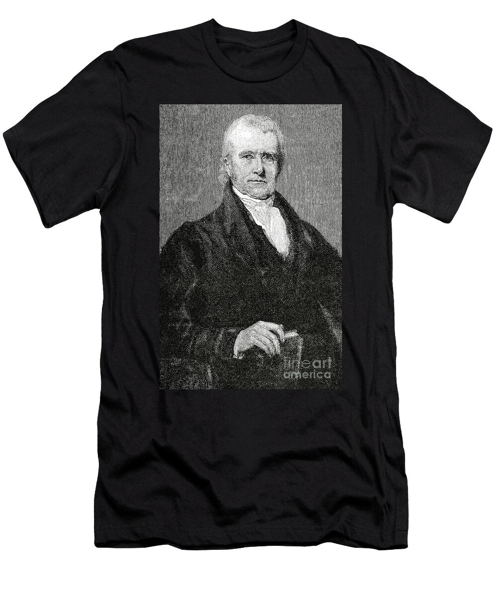 John Marshall 1755 1835 Portrait Unknown Artist T-Shirt
