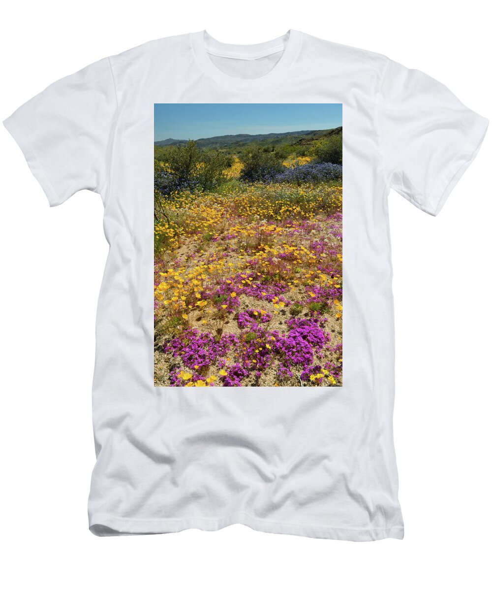 Joshua Tree National Park Wildflowers 2 Dean Hueber T-Shirt