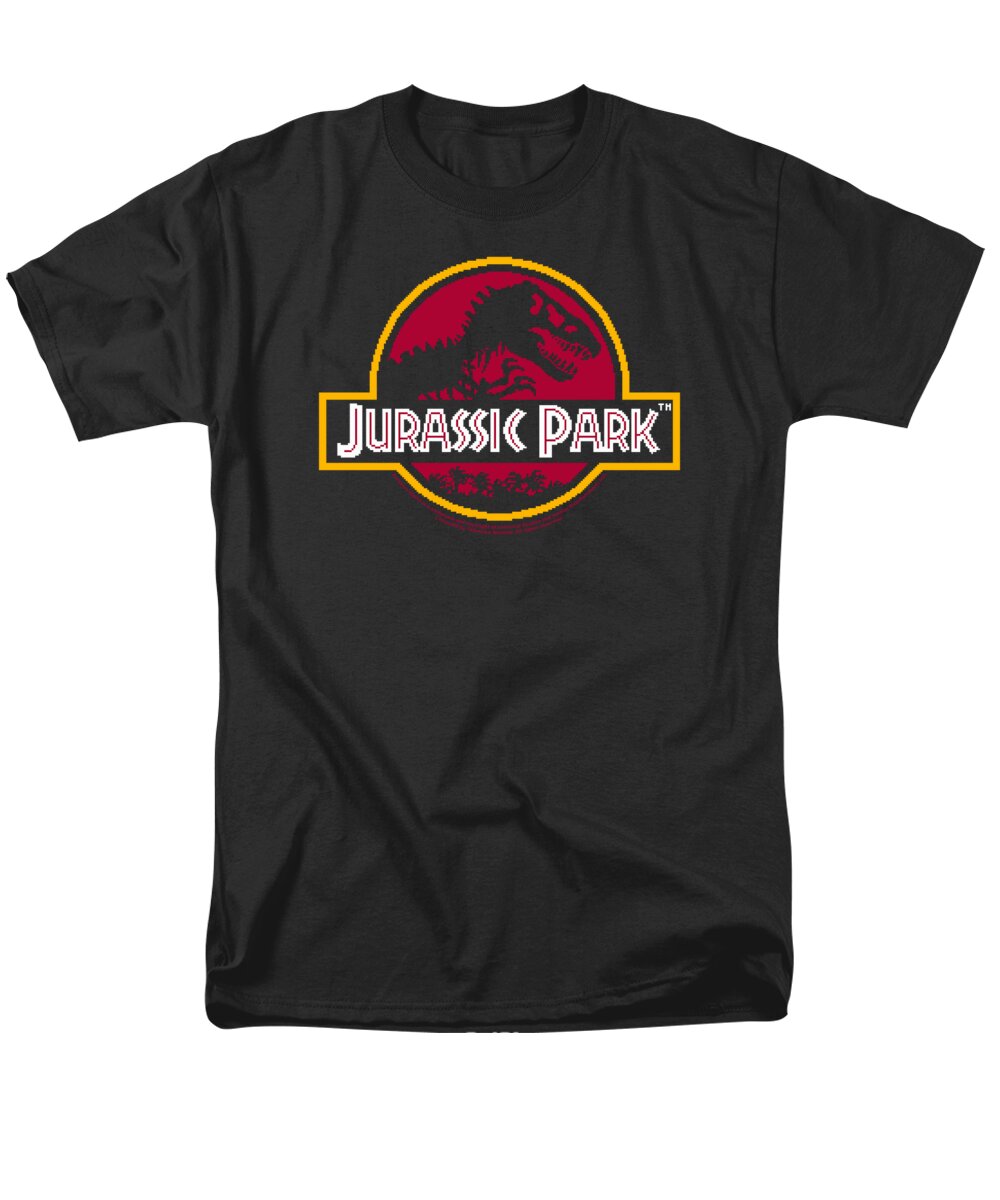Jurassic Park 8 Bit Logo Brand a T-Shirt