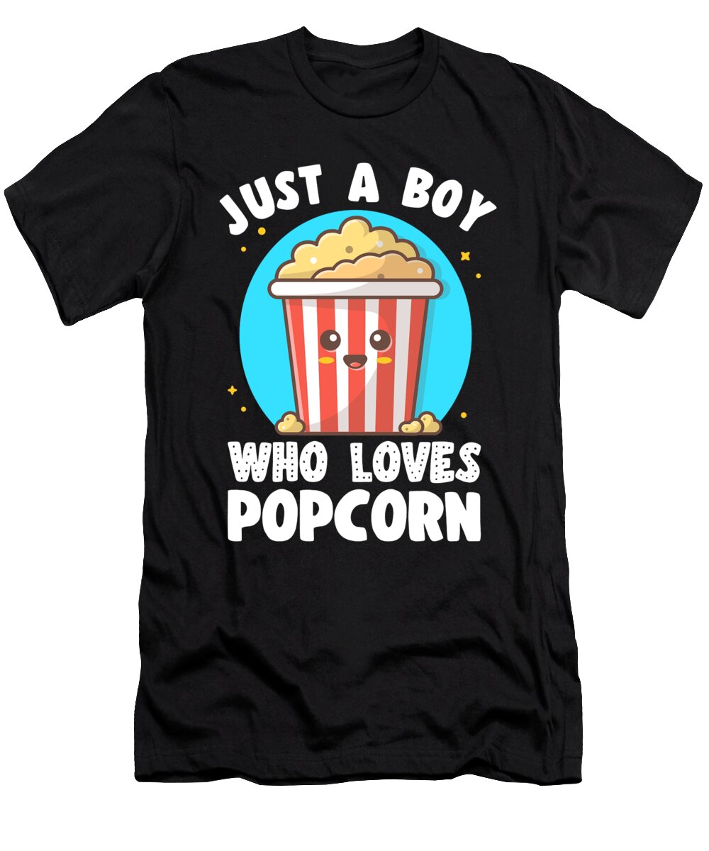 Just a Boy Who Loves Popcorn Me T-Shirt