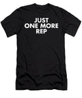 Just One More Rep Weightlifting Bodybuilding Gym Noirty Designs T-Shirt