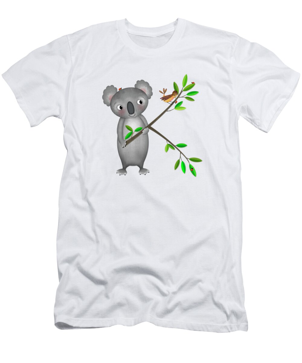 K Is for a Cute Koala Valerie Drake Lesiak T-Shirt