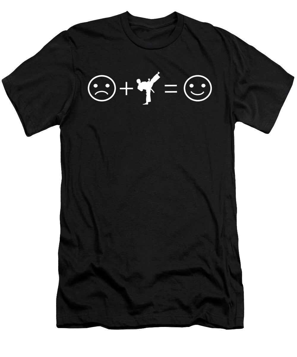 Karate Fans Happiness Equation Gift Dusan Vrdelja T-Shirt