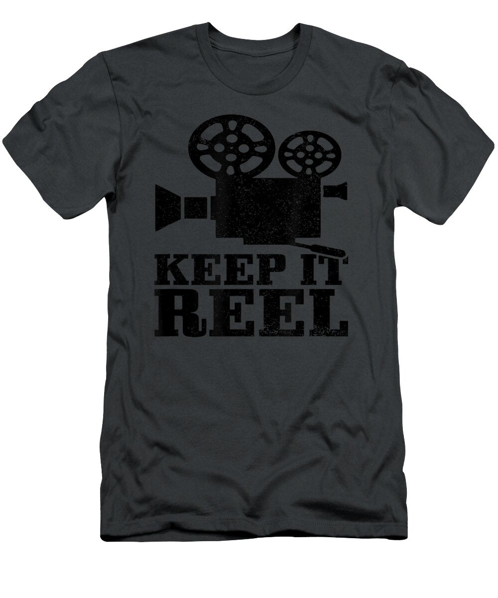 Keep It Reel Movie Director Film Camera Filmmaker Funny Gift Cailai Sierr T-Shirt