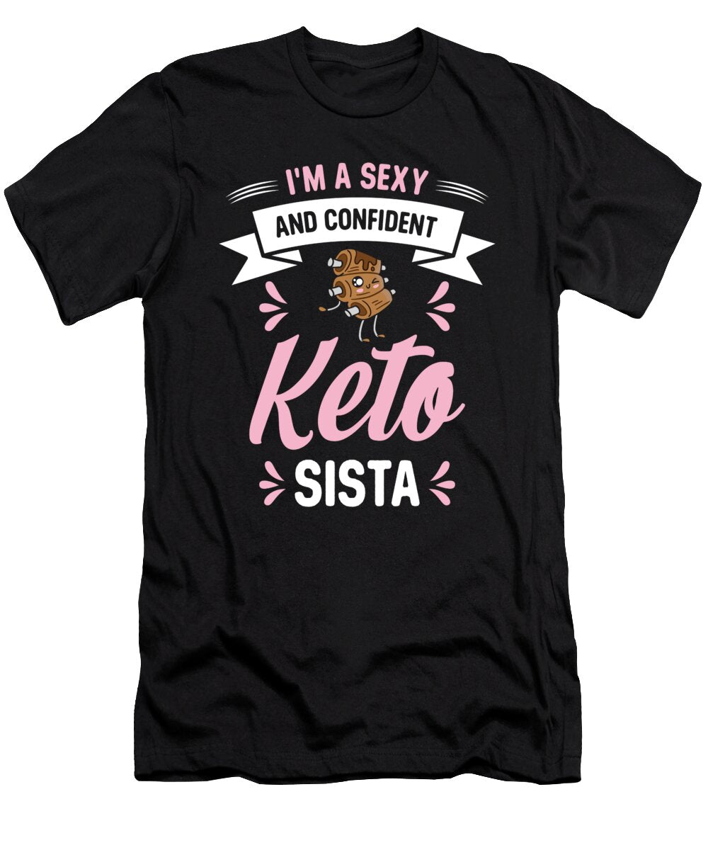 Keto Diet Sexy Confident Ketogenic Food Health Toms Store T-Shirt