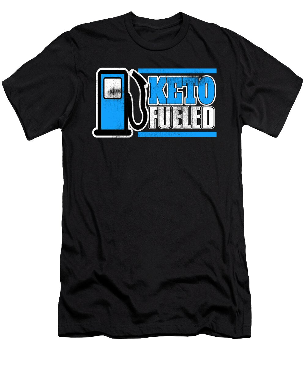 Keto Fueled Healthy Living Diet Lchf Low Carb High Fat Diet Kanig Designs T-Shirt