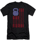 Kettlebell Funny Gym Workout American Flag USA 4th of July 1 T-Shirt