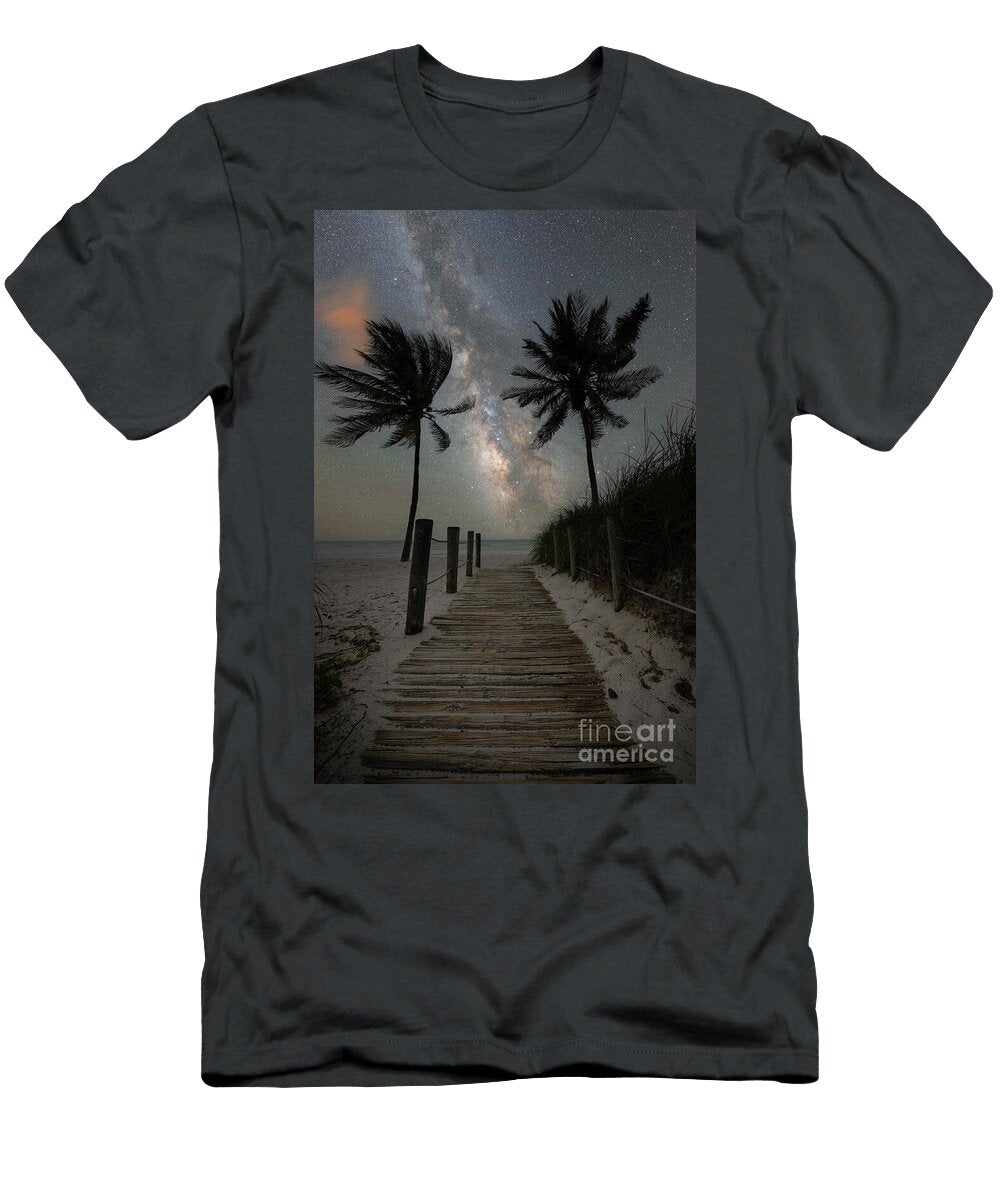 Key West Milky Way Galaxy Michael Ver Sprill T-Shirt