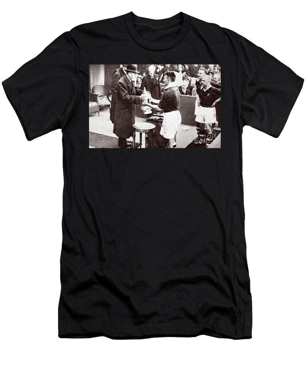 King George Awarding the Fa Cup English Photographer T-Shirt